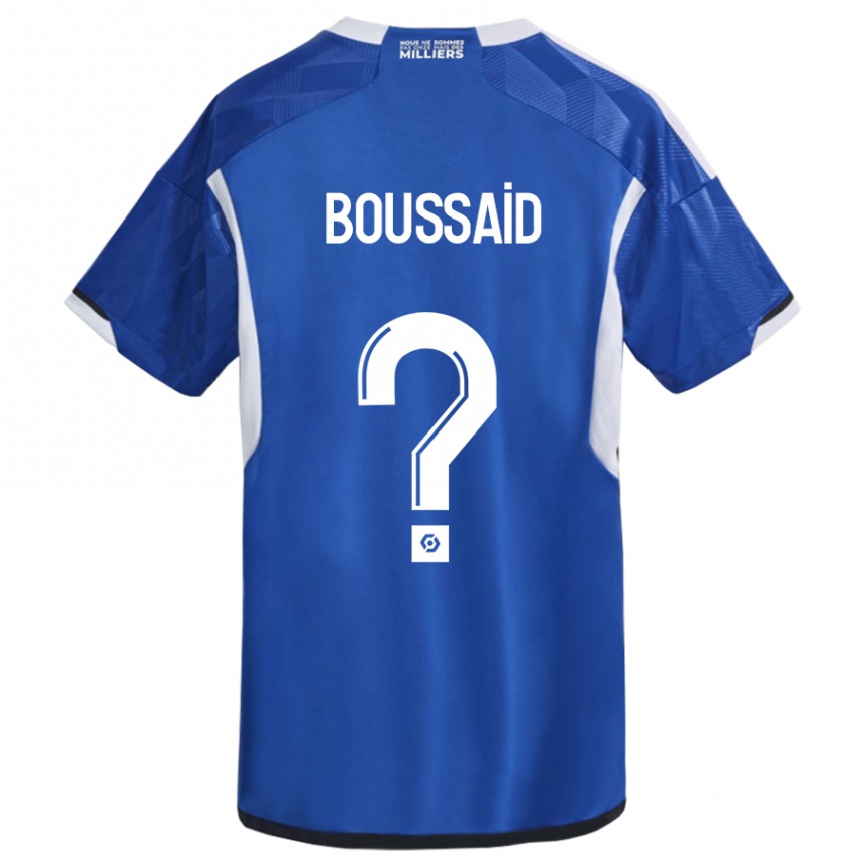 Hombre Fútbol Camiseta Willsem Boussaid #0 Azul 1ª Equipación 2023/24 México