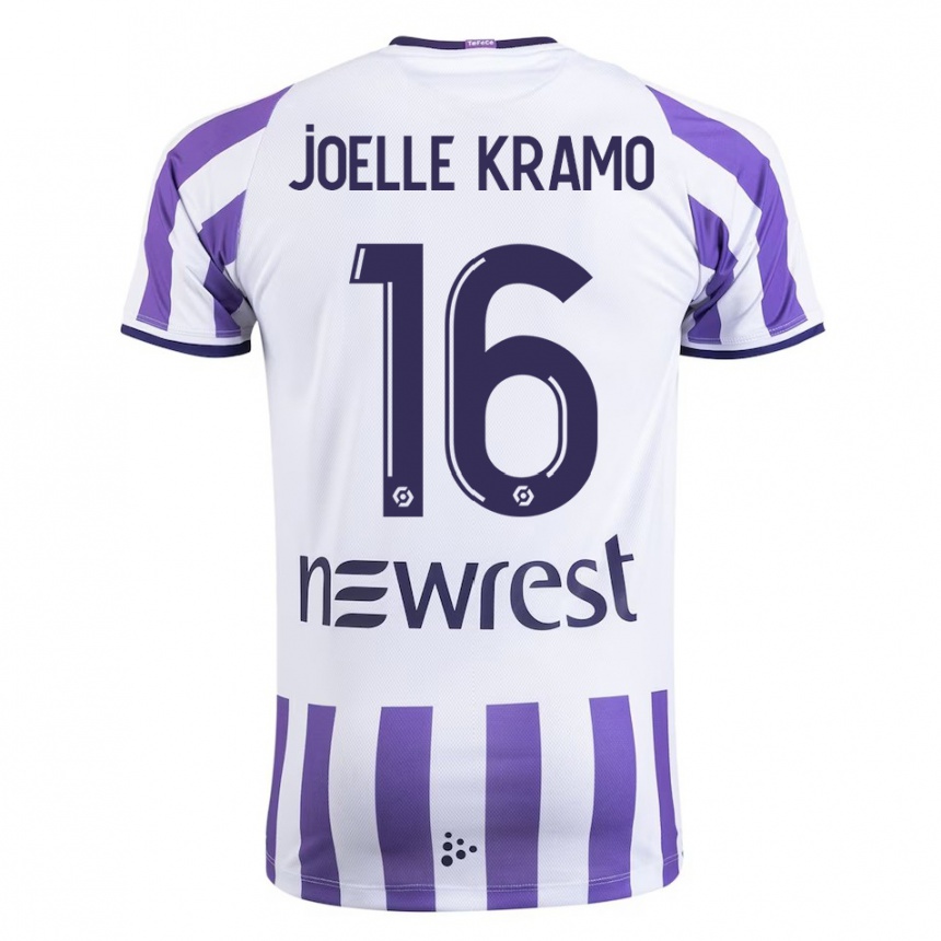 Hombre Fútbol Camiseta Marie Joelle Kramo #16 Blanco 1ª Equipación 2023/24 México