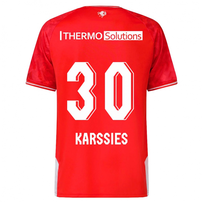 Hombre Fútbol Camiseta Sam Karssies #30 Rojo 1ª Equipación 2023/24 México