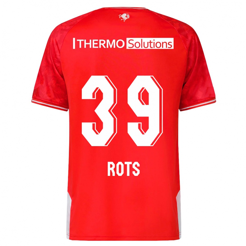 Hombre Fútbol Camiseta Mats Rots #39 Rojo 1ª Equipación 2023/24 México