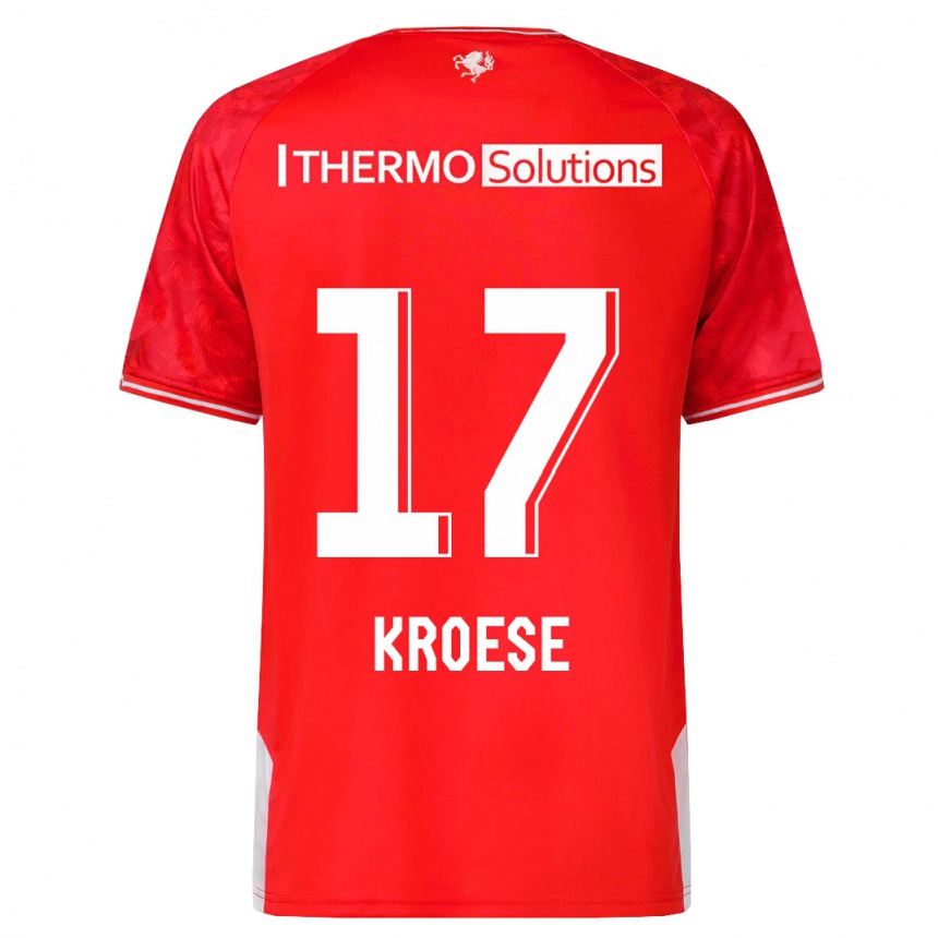 Hombre Fútbol Camiseta Fieke Kroese #17 Rojo 1ª Equipación 2023/24 México