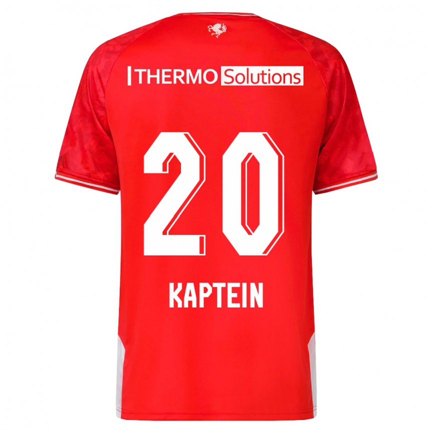 Hombre Fútbol Camiseta Wieke Kaptein #20 Rojo 1ª Equipación 2023/24 México