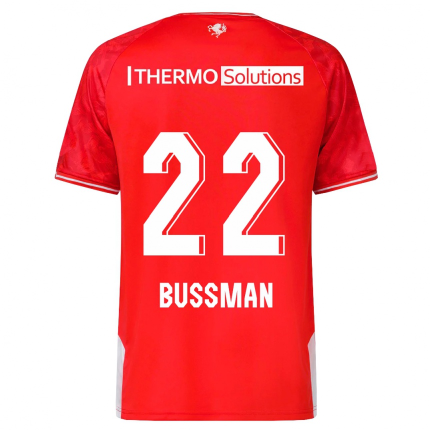 Hombre Fútbol Camiseta Fiene Bussman #22 Rojo 1ª Equipación 2023/24 México