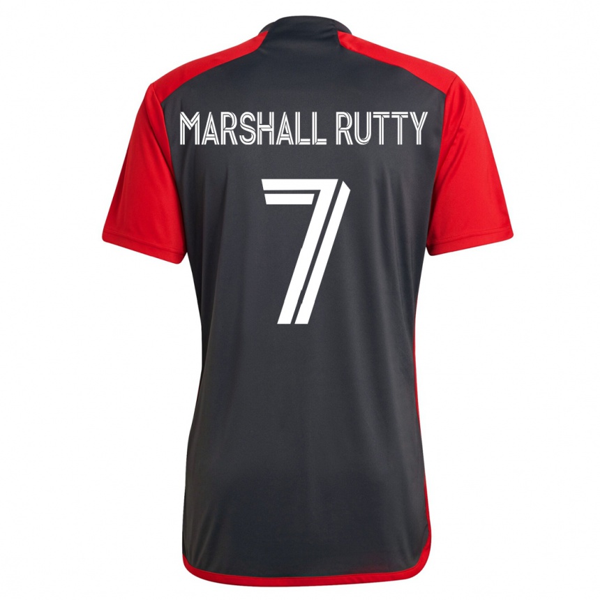 Hombre Fútbol Camiseta Jahkeele Marshall-Rutty #7 Gris 1ª Equipación 2023/24 México