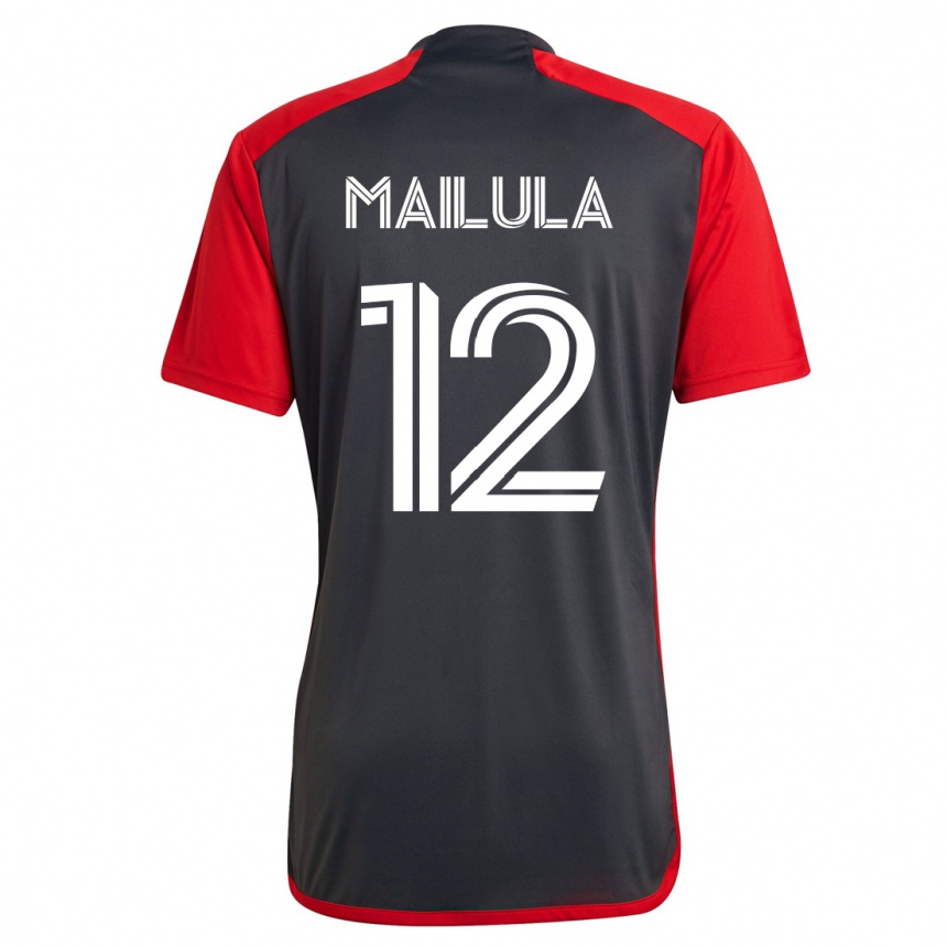 Hombre Fútbol Camiseta Cassius Mailula #12 Gris 1ª Equipación 2023/24 México