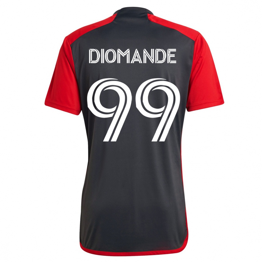 Hombre Fútbol Camiseta Adama Diomande #99 Gris 1ª Equipación 2023/24 México