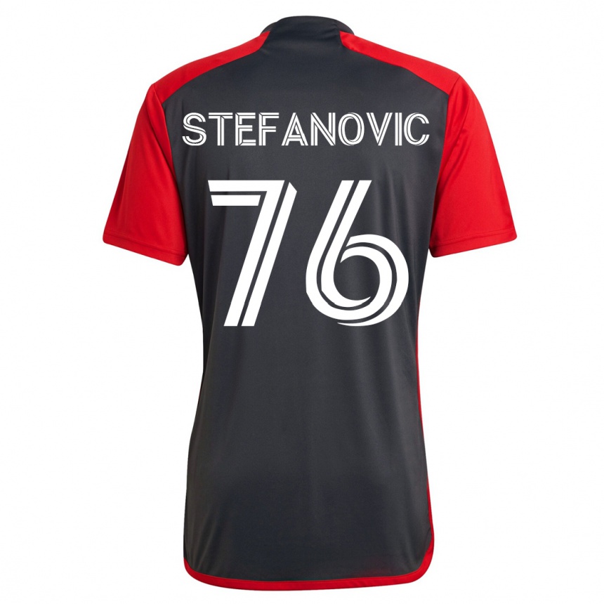 Hombre Fútbol Camiseta Lazar Stefanovic #76 Gris 1ª Equipación 2023/24 México