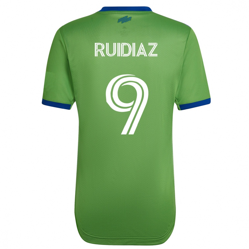 Hombre Fútbol Camiseta Raúl Ruidíaz #9 Verde 1ª Equipación 2023/24 México