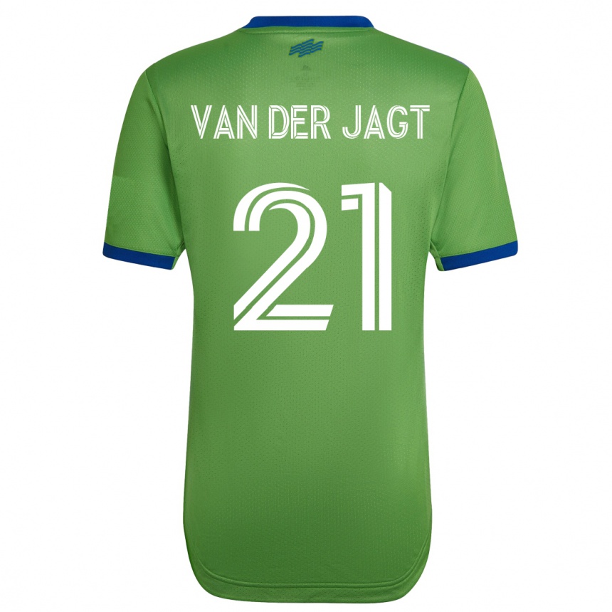 Hombre Fútbol Camiseta Olivia Van Der Jagt #21 Verde 1ª Equipación 2023/24 México