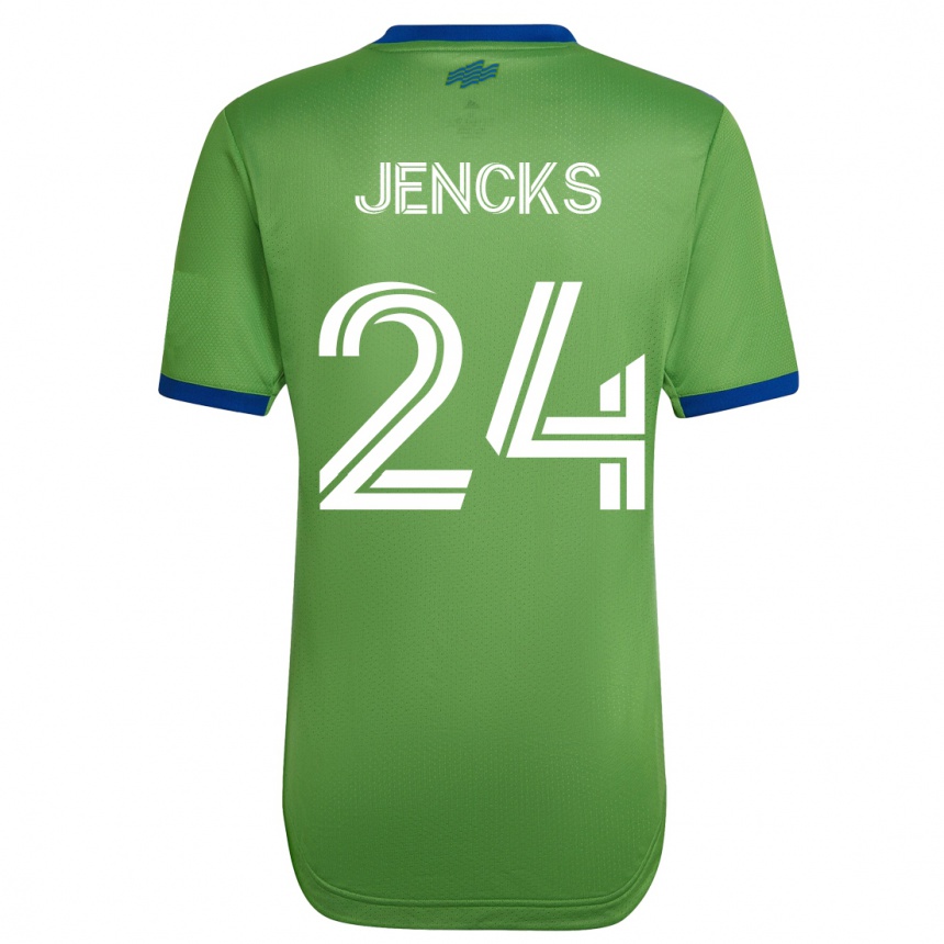 Hombre Fútbol Camiseta India Jencks #24 Verde 1ª Equipación 2023/24 México