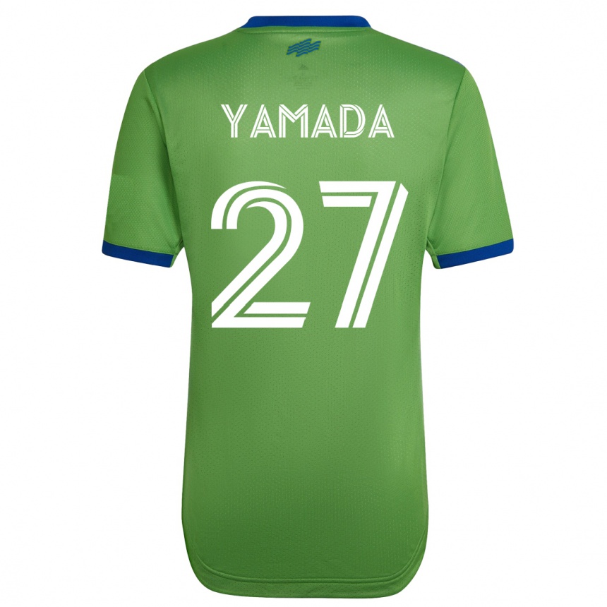 Hombre Fútbol Camiseta Hikari Yamada #27 Verde 1ª Equipación 2023/24 México
