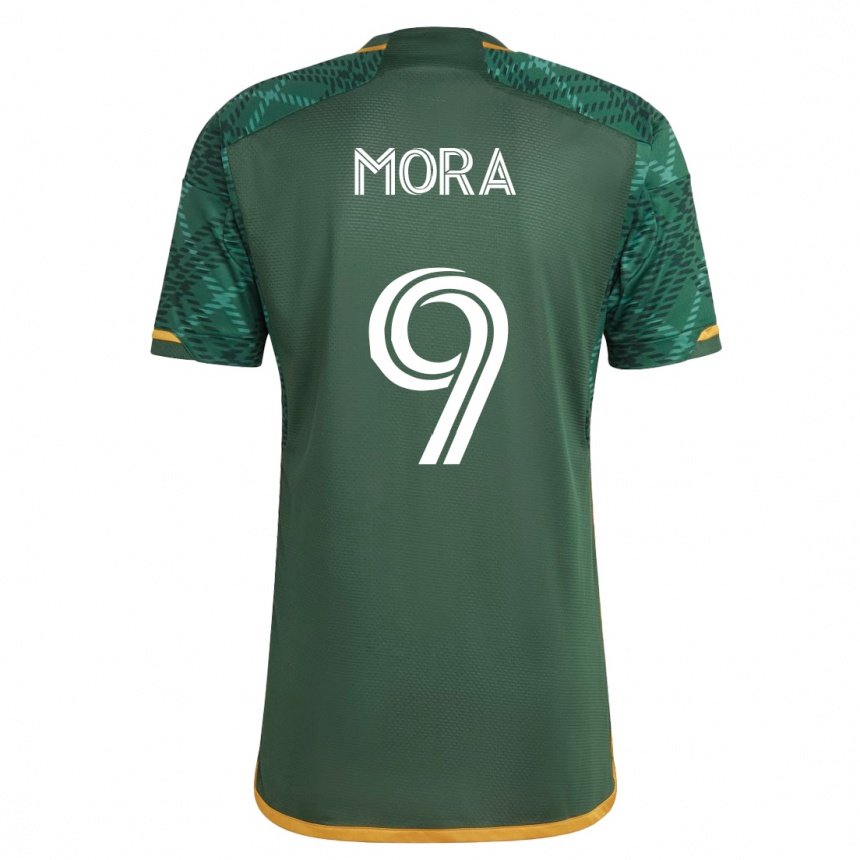 Hombre Fútbol Camiseta Felipe Mora #9 Verde 1ª Equipación 2023/24 México