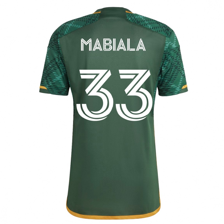Hombre Fútbol Camiseta Larrys Mabiala #33 Verde 1ª Equipación 2023/24 México