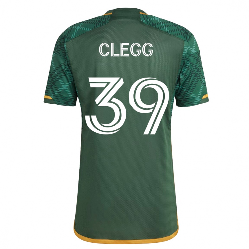 Hombre Fútbol Camiseta Tyler Clegg #39 Verde 1ª Equipación 2023/24 México