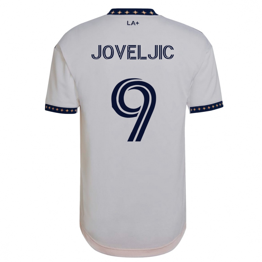Hombre Fútbol Camiseta Dejan Joveljic #9 Blanco 1ª Equipación 2023/24 México