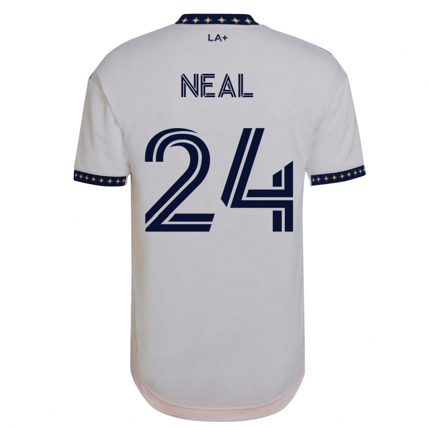 Hombre Fútbol Camiseta Jalen Neal #24 Blanco 1ª Equipación 2023/24 México