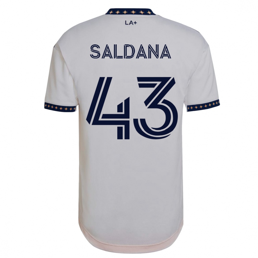 Hombre Fútbol Camiseta Adam Saldaña #43 Blanco 1ª Equipación 2023/24 México