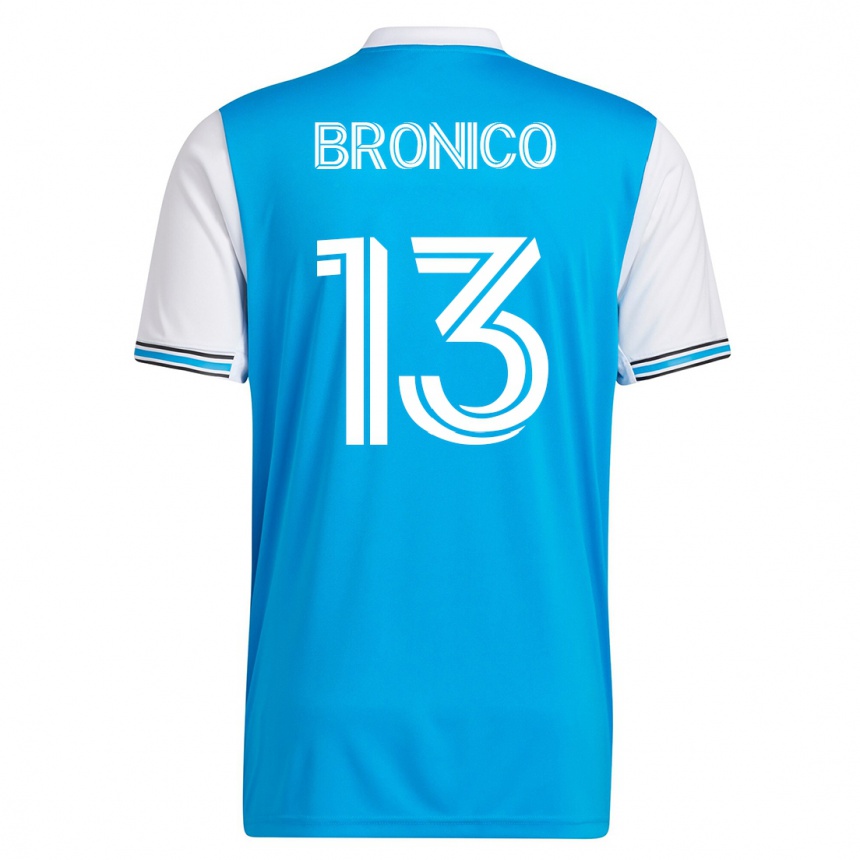 Hombre Fútbol Camiseta Brandt Bronico #13 Azul 1ª Equipación 2023/24 México