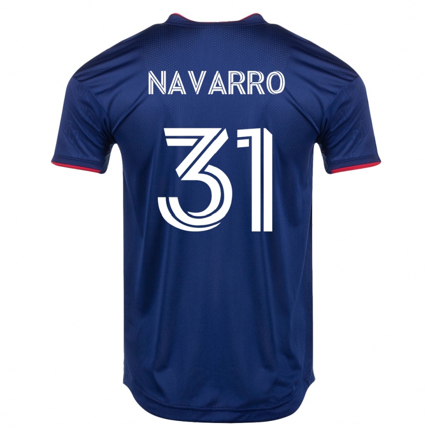 Hombre Fútbol Camiseta Federico Navarro #31 Armada 1ª Equipación 2023/24 México