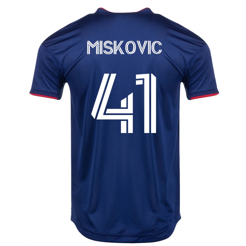 Hombre Fútbol Camiseta Mihajlo Miskovic #41 Armada 1ª Equipación 2023/24 México
