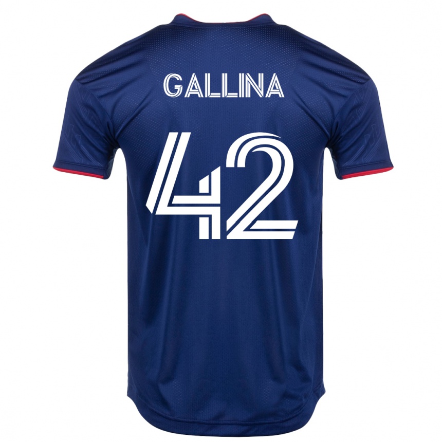 Hombre Fútbol Camiseta Henrique Gallina #42 Armada 1ª Equipación 2023/24 México
