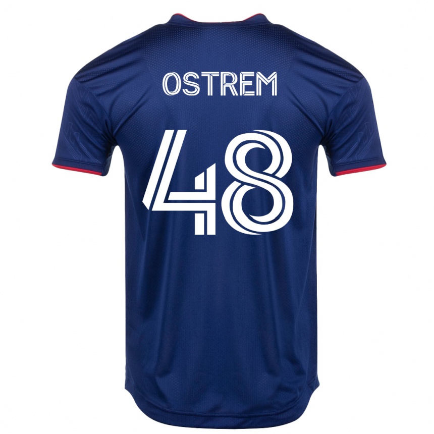 Hombre Fútbol Camiseta Charlie Ostrem #48 Armada 1ª Equipación 2023/24 México