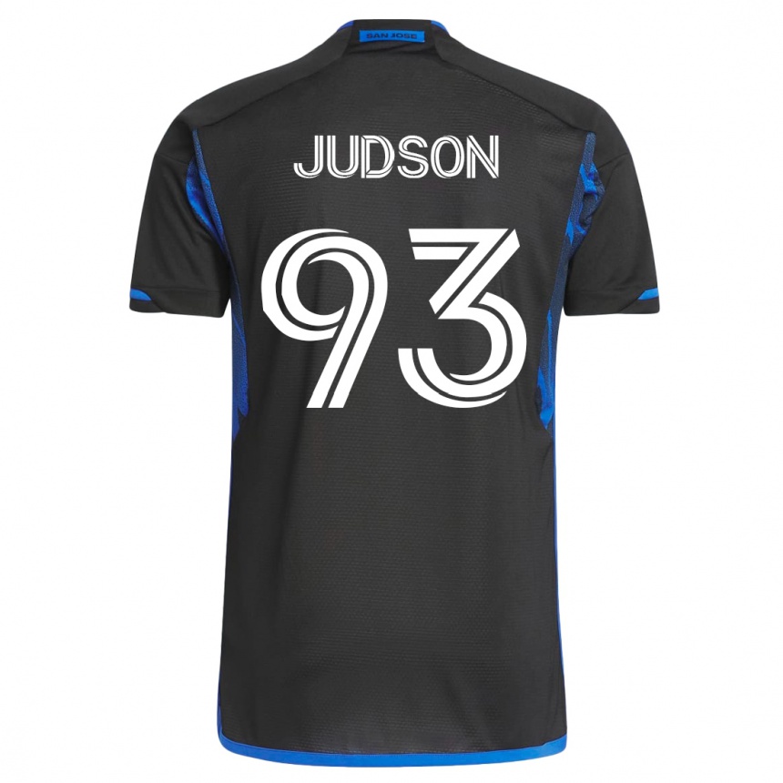 Hombre Fútbol Camiseta Judson #93 Azul Negro 1ª Equipación 2023/24 México