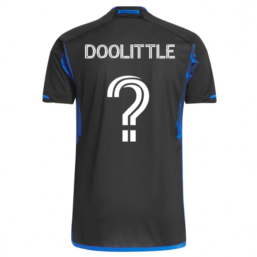 Hombre Fútbol Camiseta Brooks Doolittle #0 Azul Negro 1ª Equipación 2023/24 México