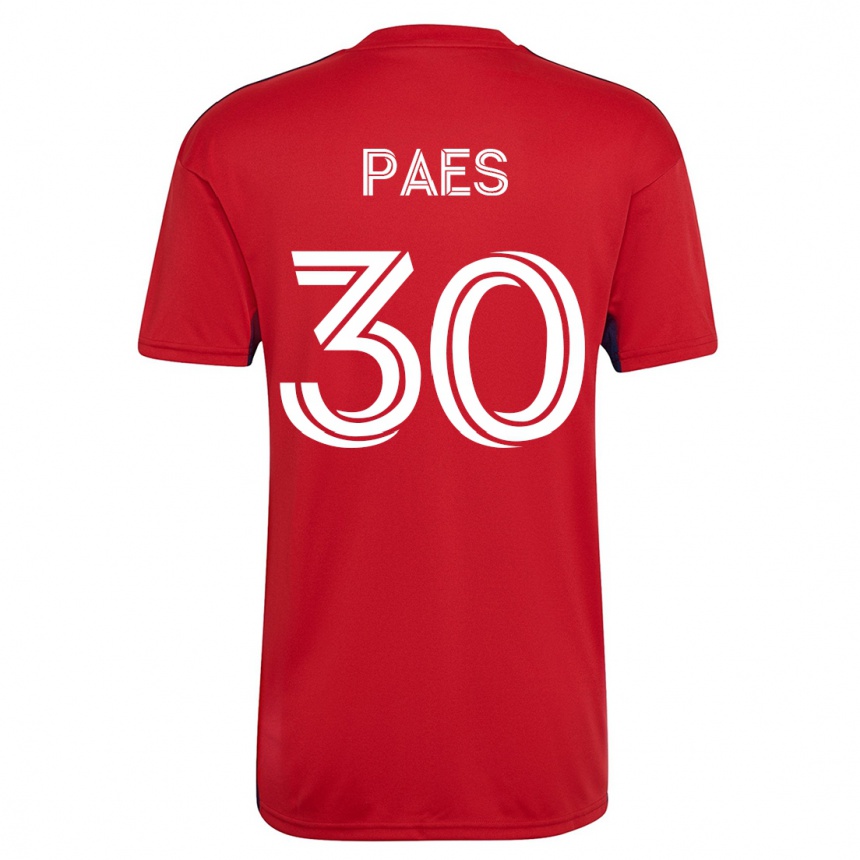 Hombre Fútbol Camiseta Maarten Paes #30 Rojo 1ª Equipación 2023/24 México