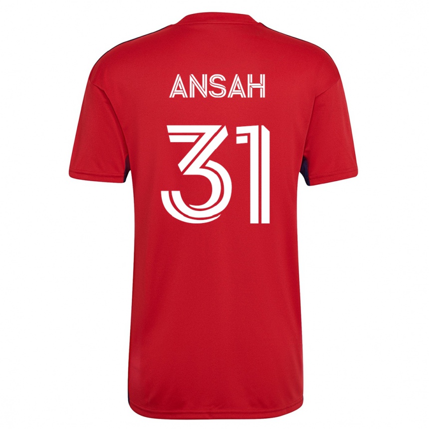 Hombre Fútbol Camiseta Eugene Ansah #31 Rojo 1ª Equipación 2023/24 México