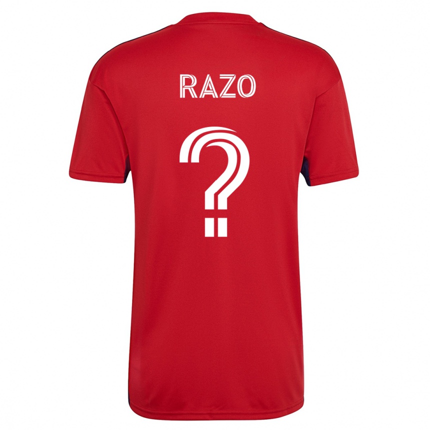 Hombre Fútbol Camiseta Edgar Razo #0 Rojo 1ª Equipación 2023/24 México