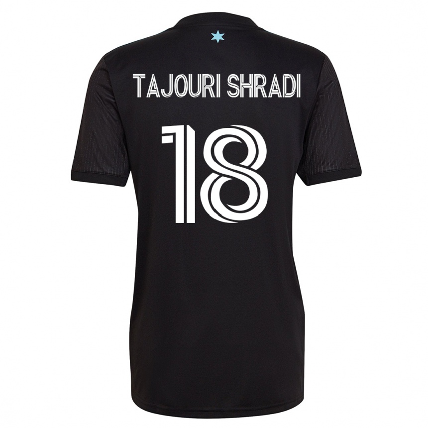 Hombre Fútbol Camiseta Ismael Tajouri-Shradi #18 Negro 1ª Equipación 2023/24 México