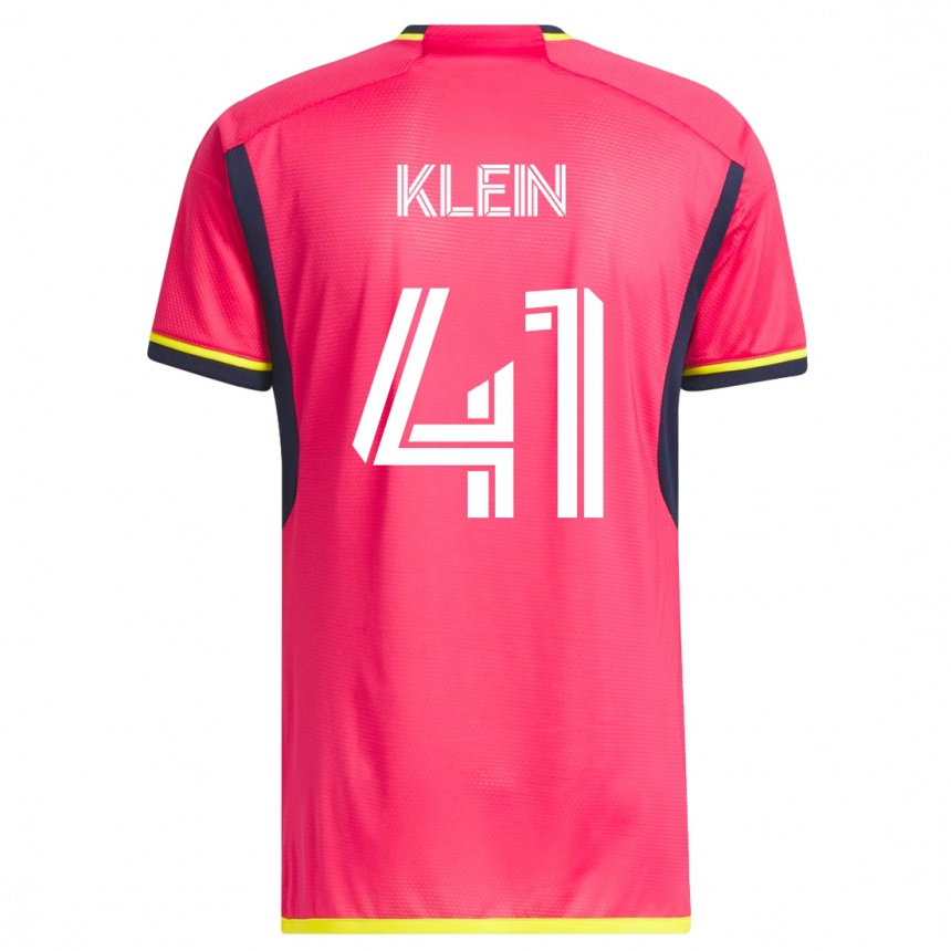 Hombre Fútbol Camiseta Johnny Klein #41 Rosa 1ª Equipación 2023/24 México