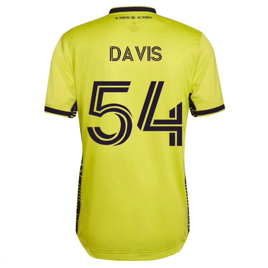 Hombre Fútbol Camiseta Sean Davis #54 Amarillo 1ª Equipación 2023/24 México