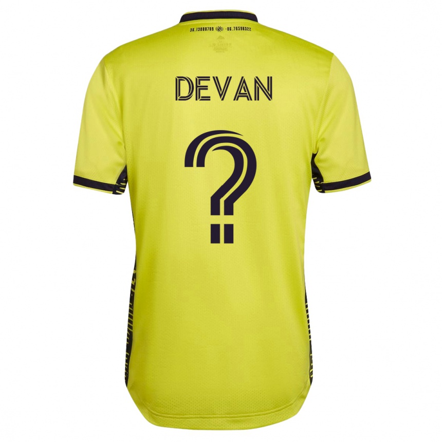 Hombre Fútbol Camiseta Liam Devan #0 Amarillo 1ª Equipación 2023/24 México