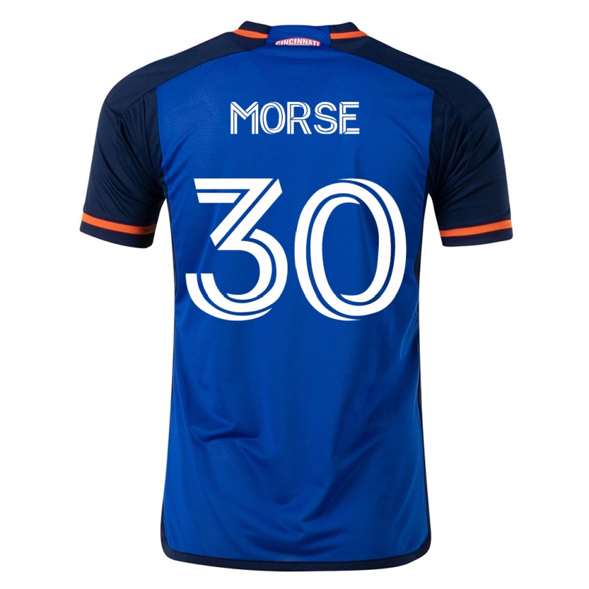 Hombre Fútbol Camiseta Hunter Morse #30 Azul 1ª Equipación 2023/24 México
