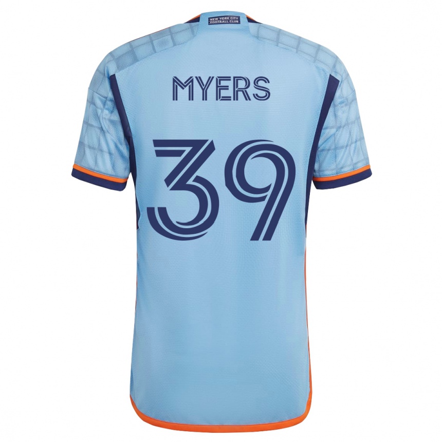 Hombre Fútbol Camiseta Md Myers #39 Azul 1ª Equipación 2023/24 México