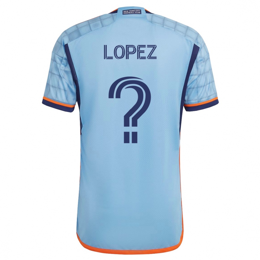 Hombre Fútbol Camiseta Jeffery López #0 Azul 1ª Equipación 2023/24 México