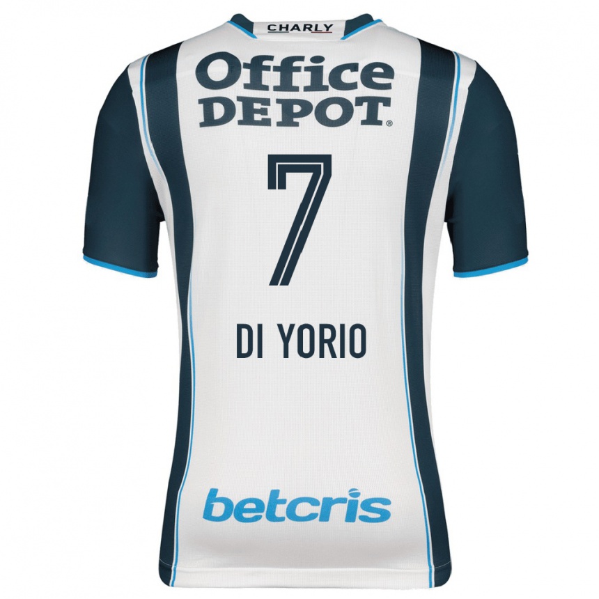Hombre Fútbol Camiseta Lucas Di Yorio #7 Armada 1ª Equipación 2023/24 México