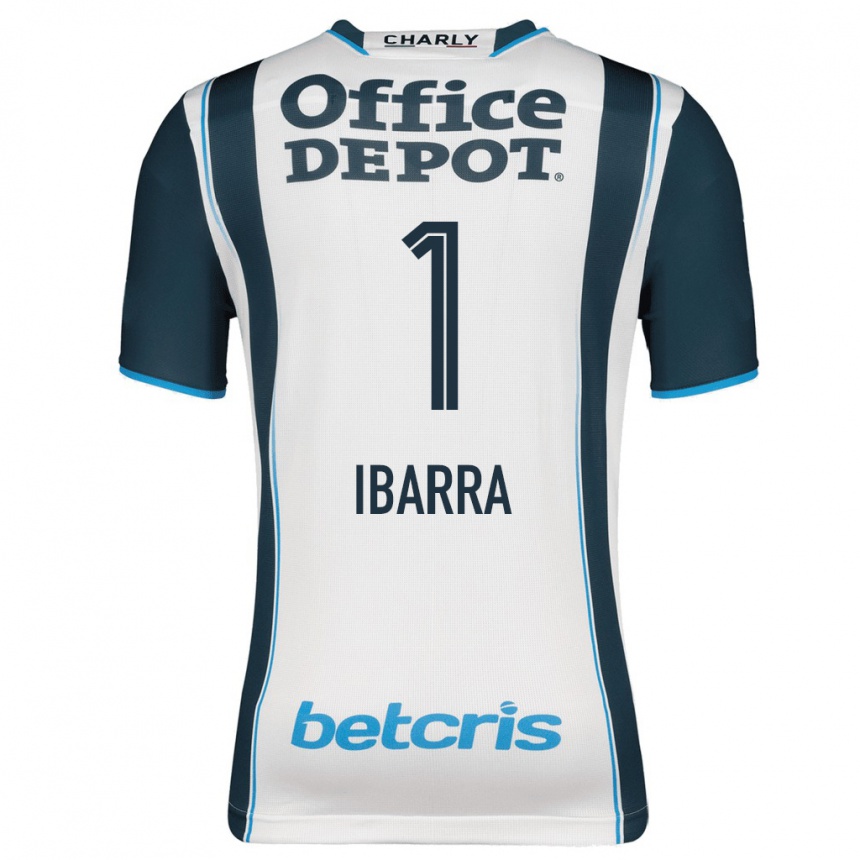 Hombre Fútbol Camiseta Fabiola Ibarra #1 Armada 1ª Equipación 2023/24 México