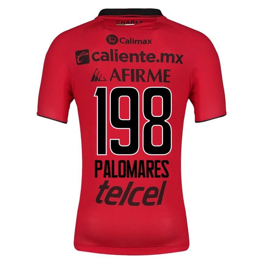 Hombre Fútbol Camiseta Ramón Palomares #198 Rojo 1ª Equipación 2023/24 México