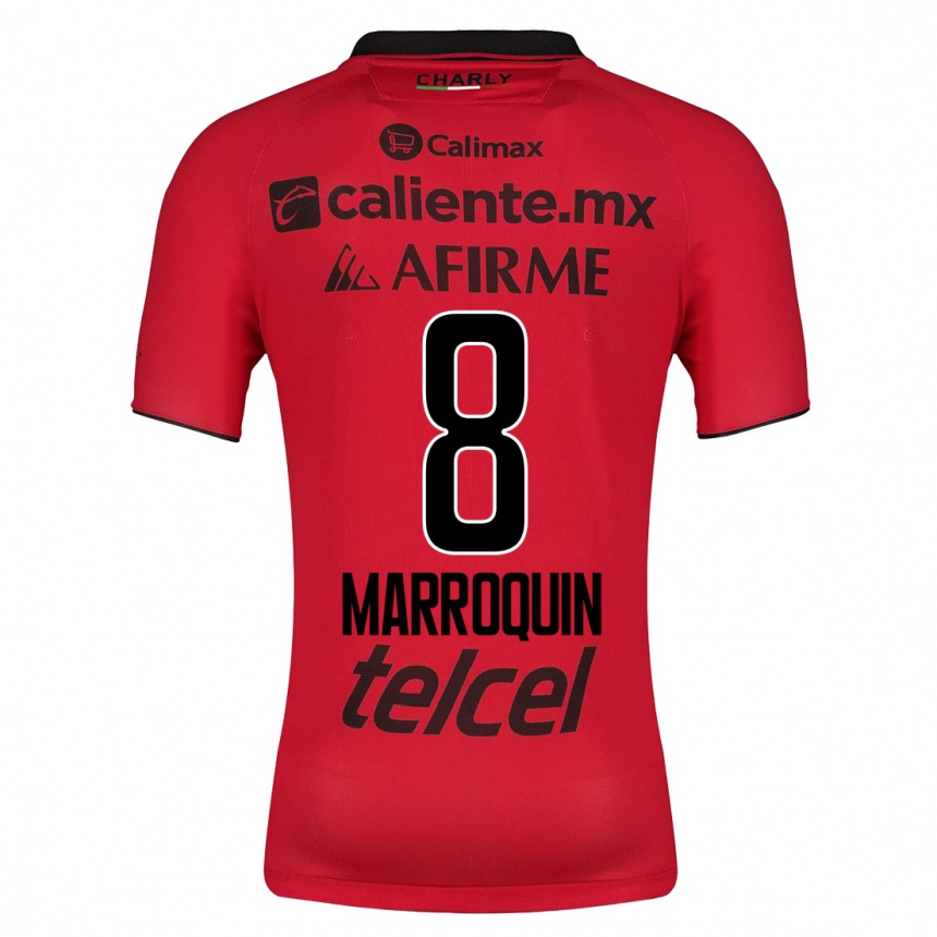 Hombre Fútbol Camiseta Ammanda Marroquin #8 Rojo 1ª Equipación 2023/24 México