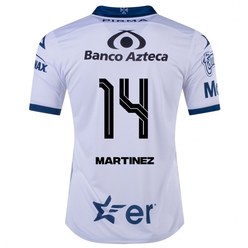 Hombre Fútbol Camiseta Samantha Martínez #14 Blanco 1ª Equipación 2023/24 México