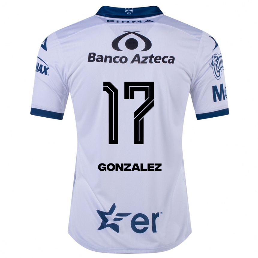 Hombre Fútbol Camiseta Andrea González #17 Blanco 1ª Equipación 2023/24 México