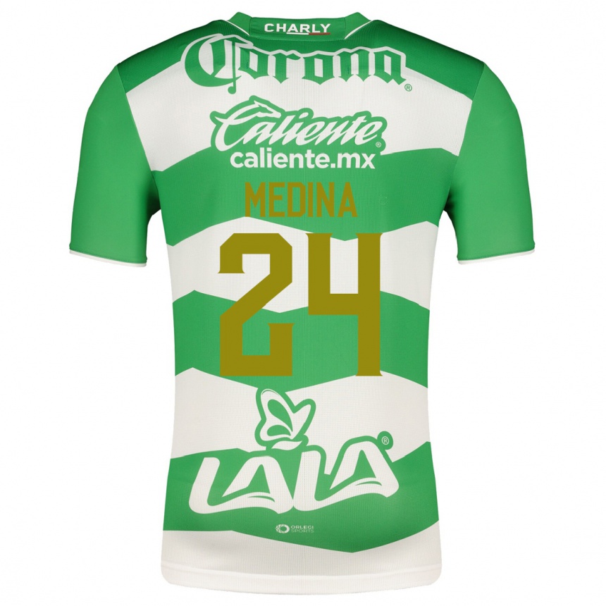 Hombre Fútbol Camiseta Diego Medina #24 Verde 1ª Equipación 2023/24 México