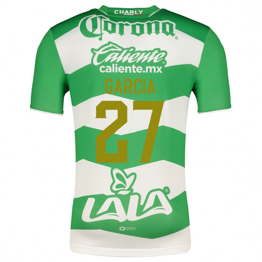 Hombre Fútbol Camiseta Joel García #27 Verde 1ª Equipación 2023/24 México