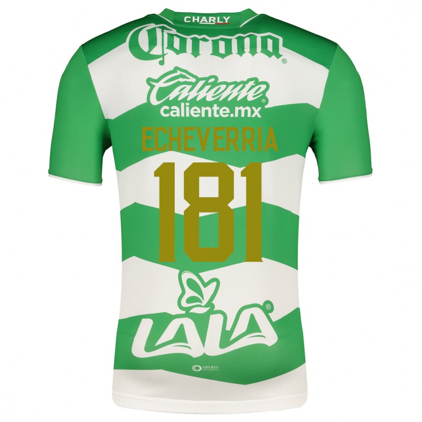 Hombre Fútbol Camiseta Emmanuel Echeverría #181 Verde 1ª Equipación 2023/24 México