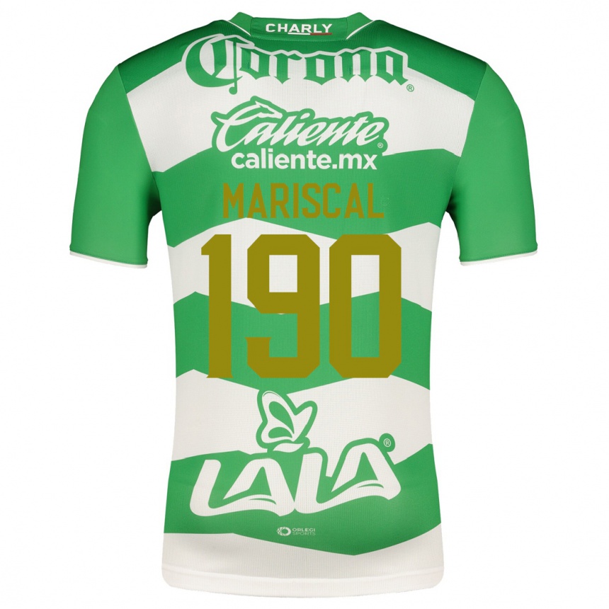 Hombre Fútbol Camiseta Salvador Mariscal #190 Verde 1ª Equipación 2023/24 México