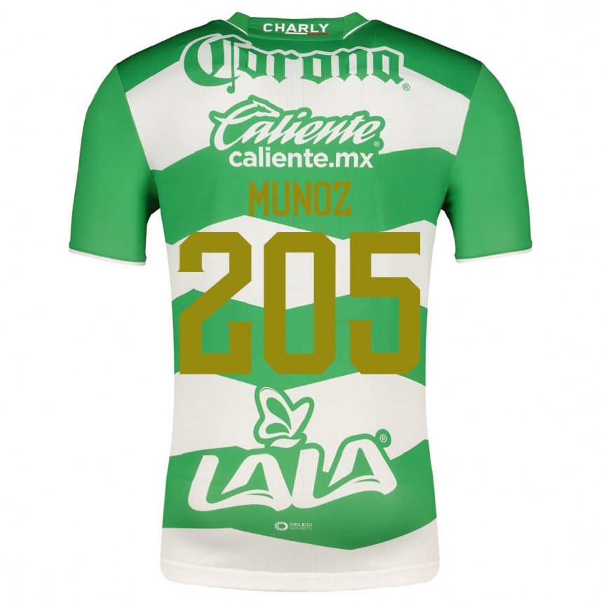 Hombre Fútbol Camiseta Guillermo Muñoz #205 Verde 1ª Equipación 2023/24 México