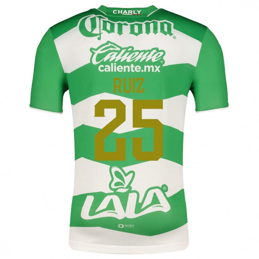 Hombre Fútbol Camiseta Michel Ruiz #25 Verde 1ª Equipación 2023/24 México